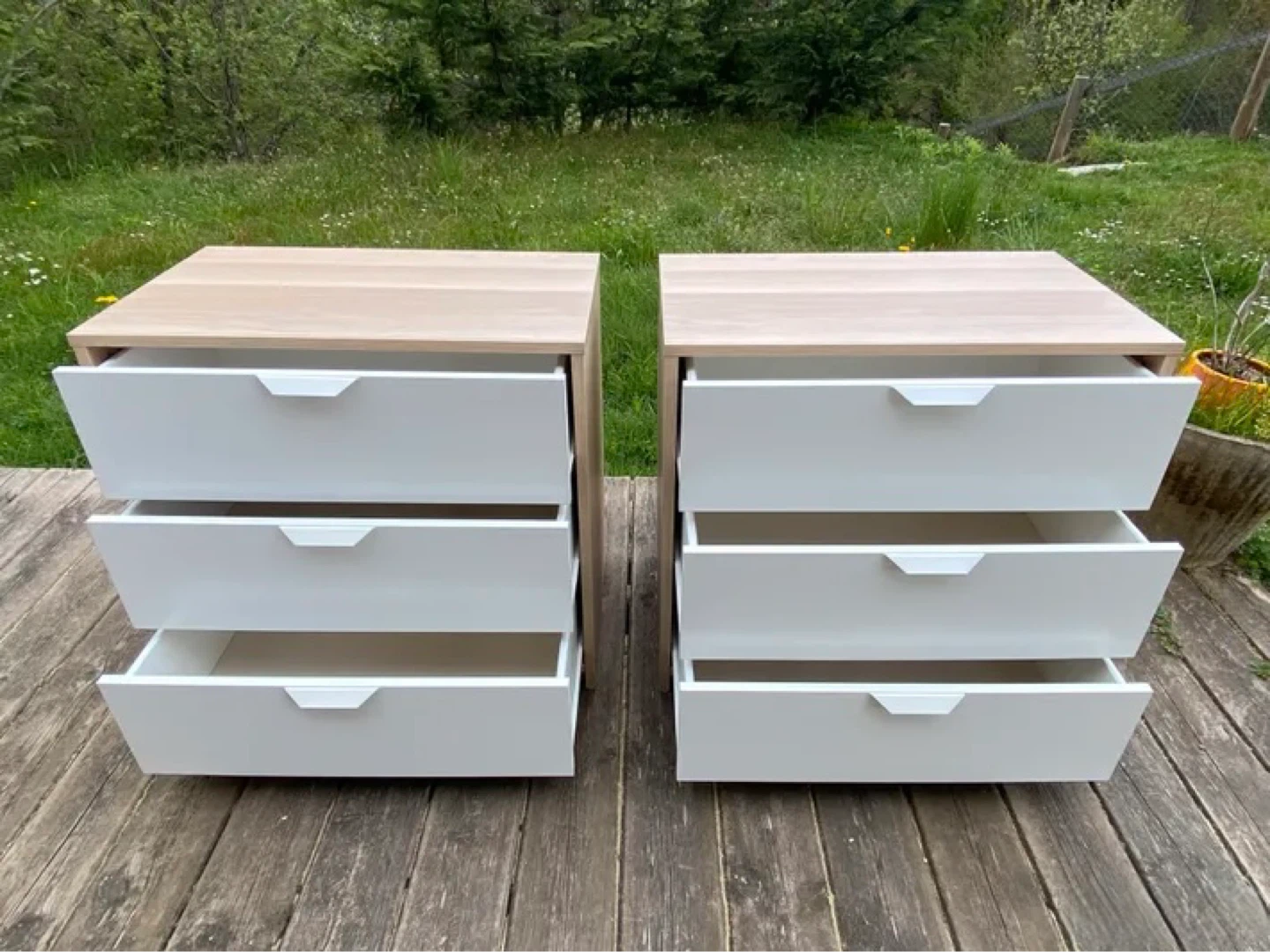 pair of IKEA ASKVOLL dressers / nightstands