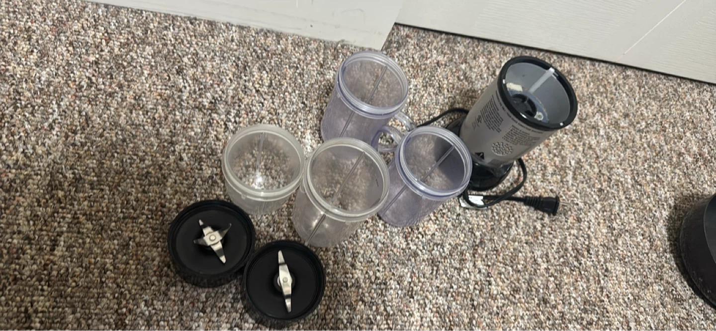 Magic Bullet Blender Set with Cups and Blades