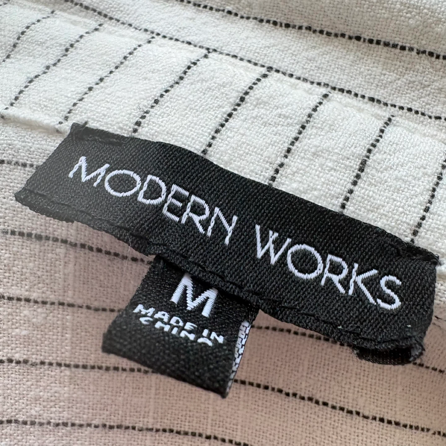 Modern Works Striped Shirt - Medium - photo 4