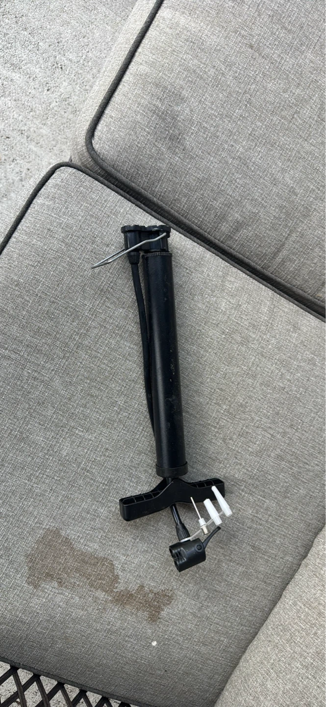 Portable Bike Pump with Needles