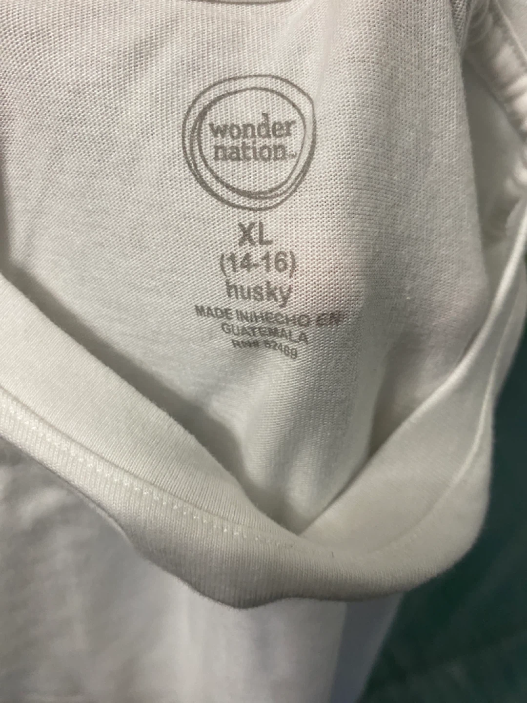 Wonder Nation White T-Shirt XL (14-16) - photo 2