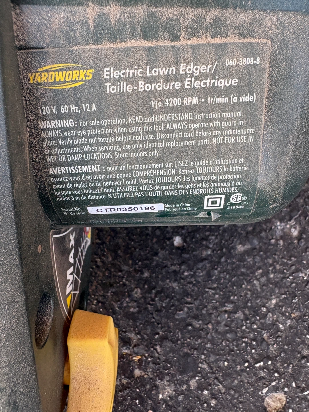 Yardworks Electric Lawn Edger