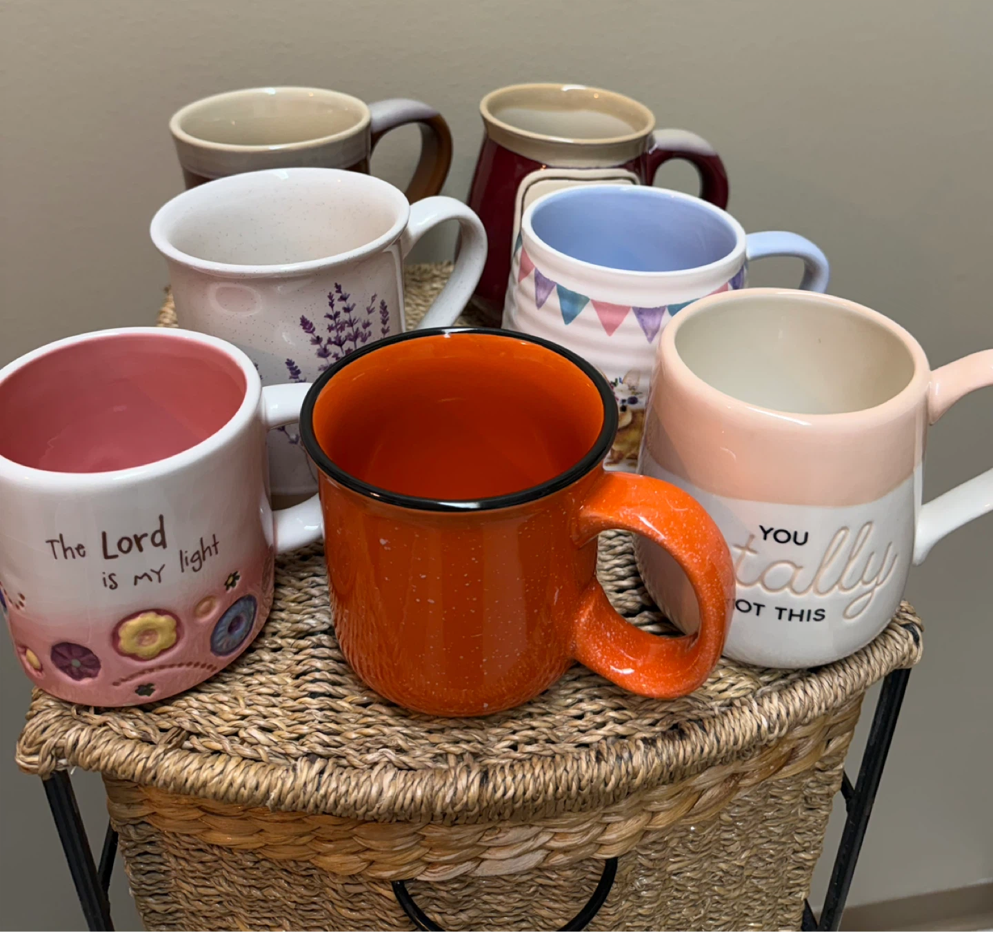 Assorted Ceramic Mugs (Set of 7)