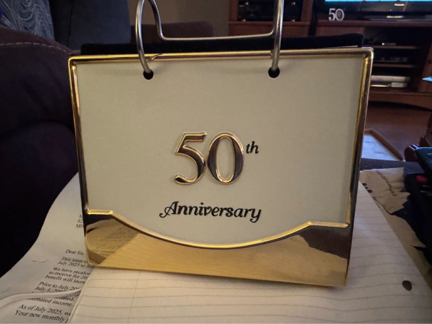 50th Anniversary Photo Desktop Display - photo 2