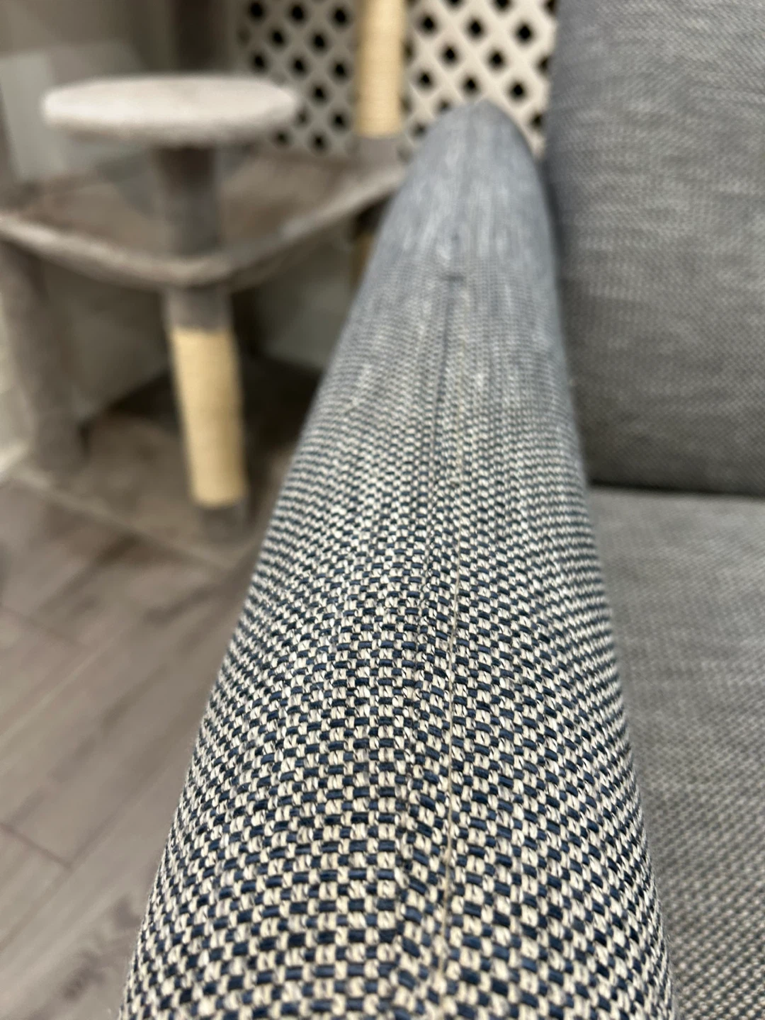Free Slim Grey Recliner (Minor wear, still works great!) - photo 5