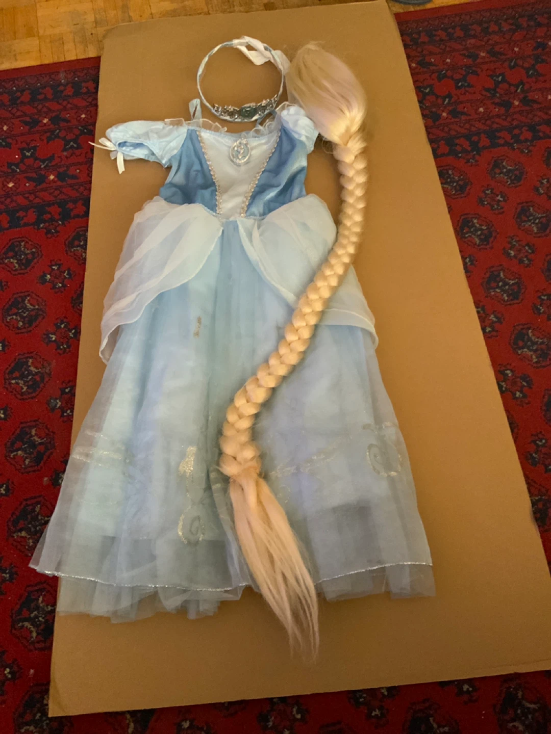 Princess Dress with Tiara and Wig