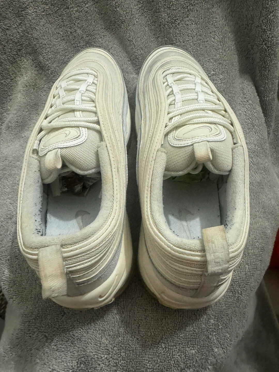 Nike Air Max 97 White Gum Sneakers - photo 3