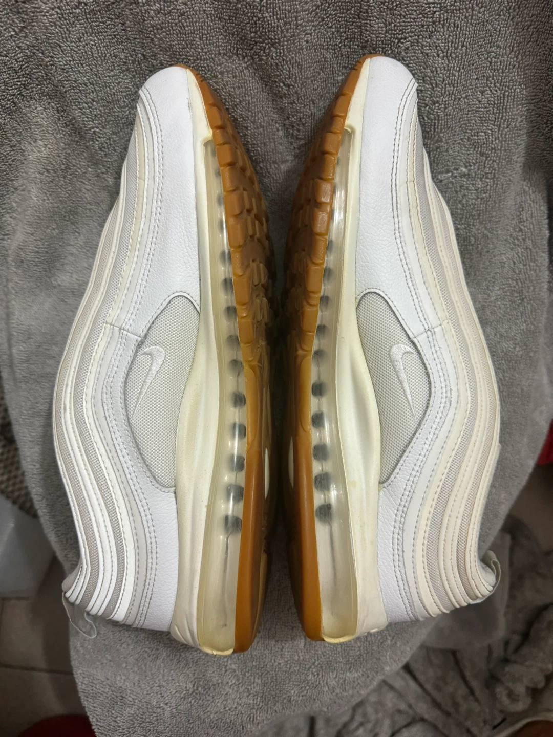 Nike Air Max 97 White Gum Sneakers - photo 4