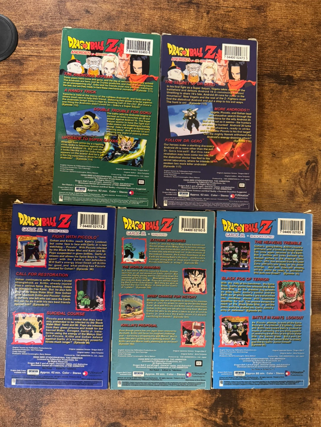 Dragon Ball Z VHS - Androids Saga and Garlic Jr. Saga - photo 3