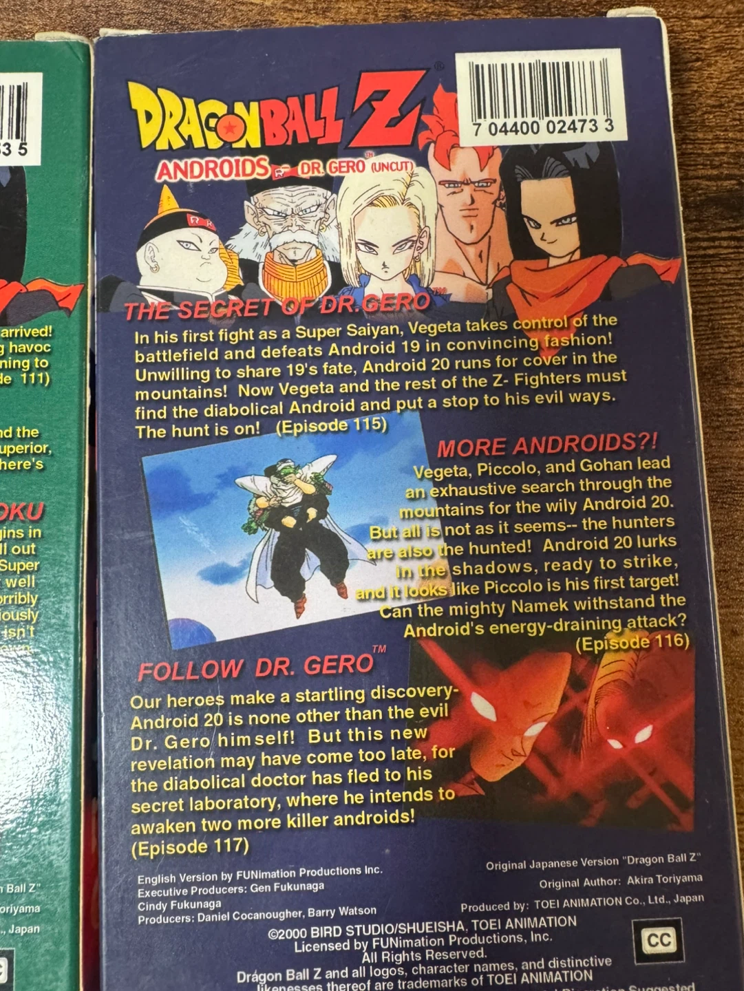 Dragon Ball Z VHS - Androids Saga and Garlic Jr. Saga - photo 5