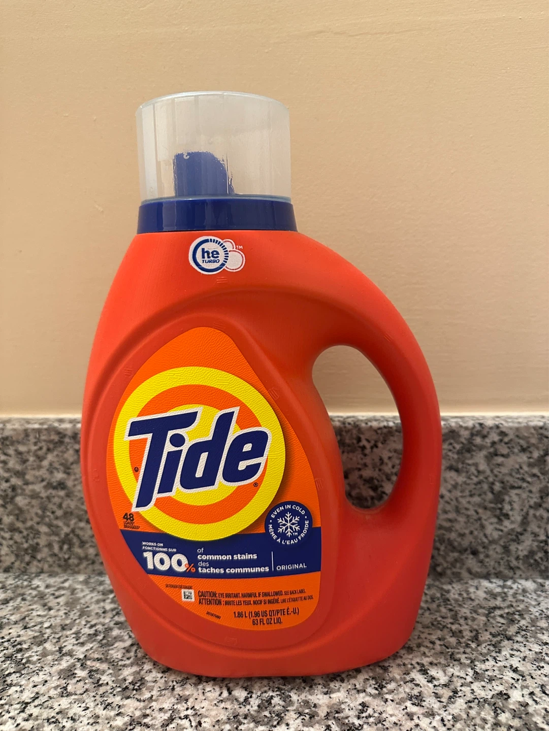 Tide Original HE Turbo Liquid Laundry Detergent 1.86L