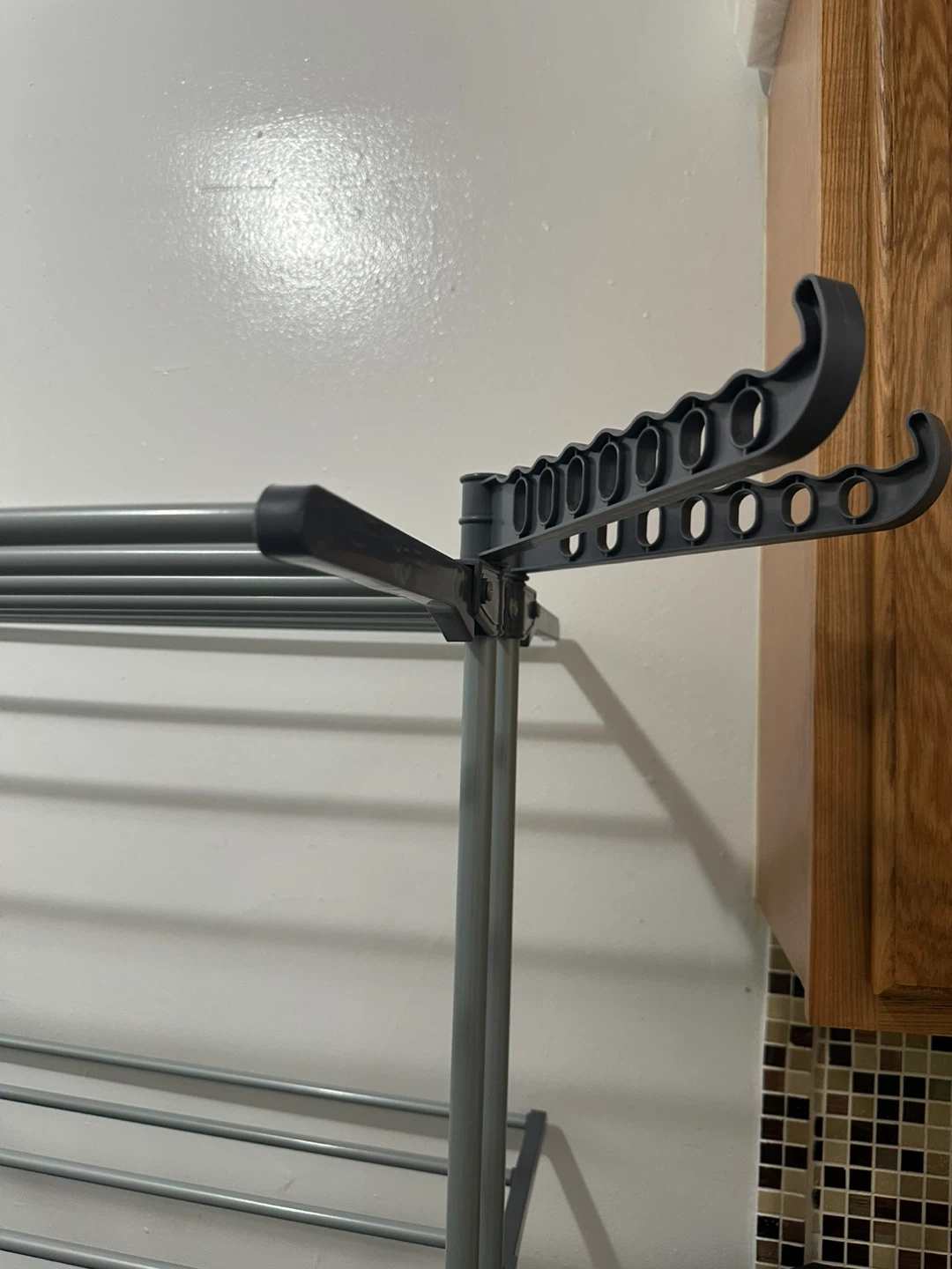 3-Tier Drying Rack with Hanging Hooks - photo 5
