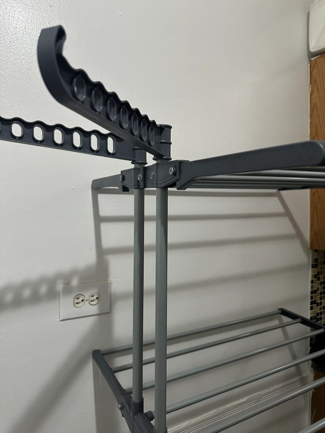 3-Tier Drying Rack with Hanging Hooks - photo 4