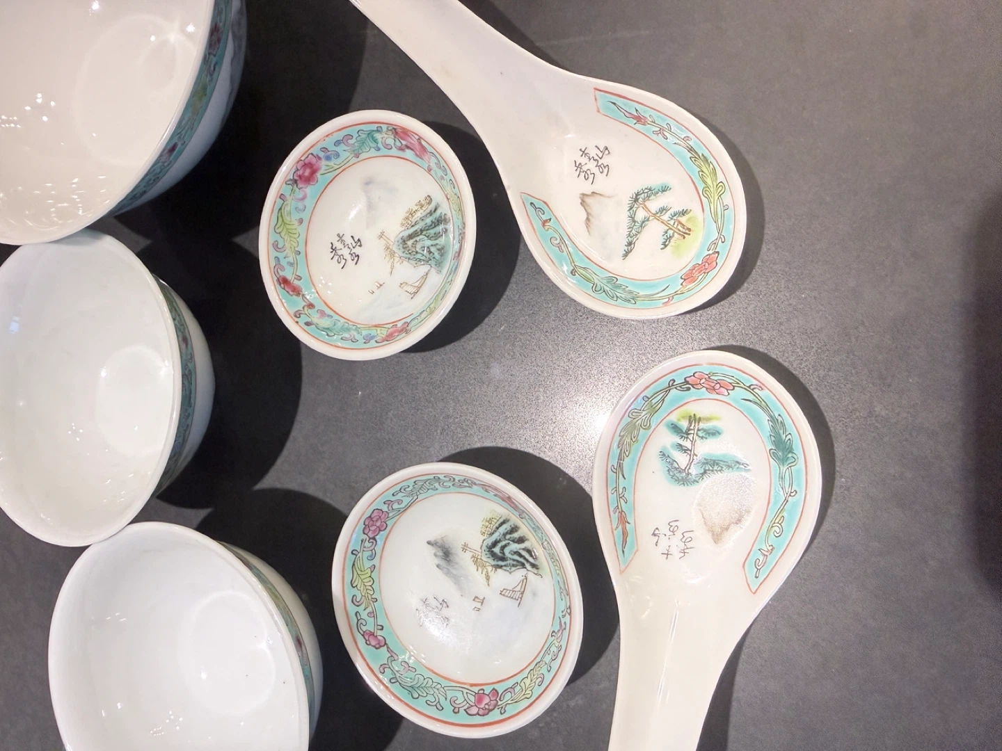Chinese Style Bowl and Spoon Set - photo 2