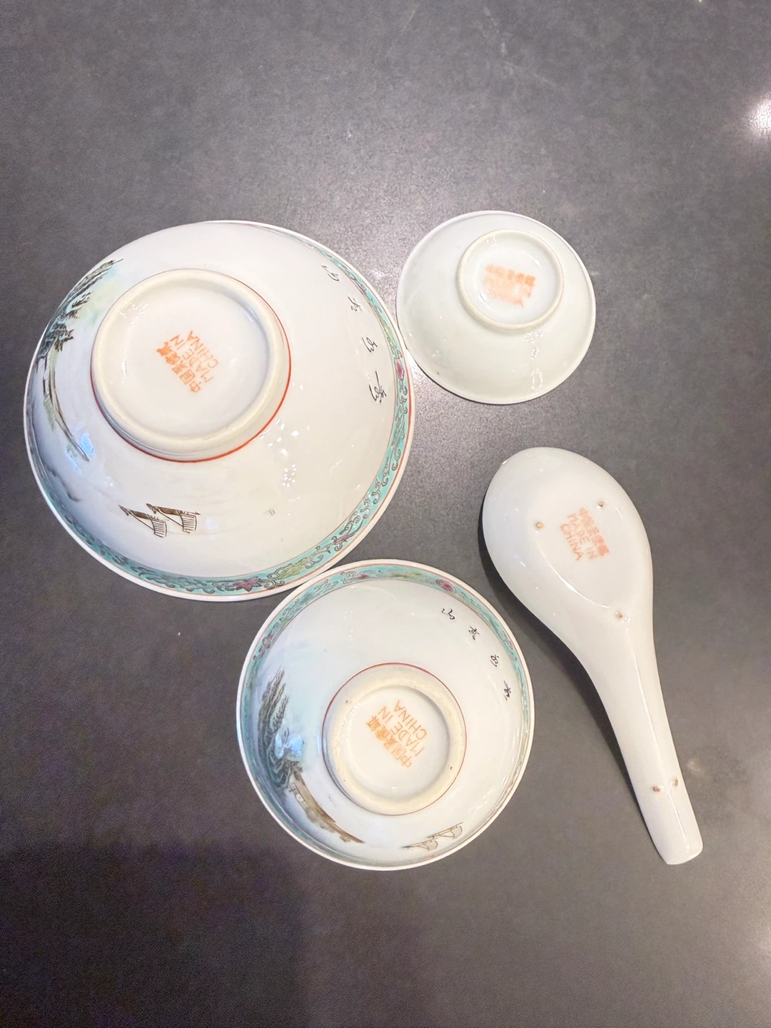 Chinese Style Bowl and Spoon Set - photo 5