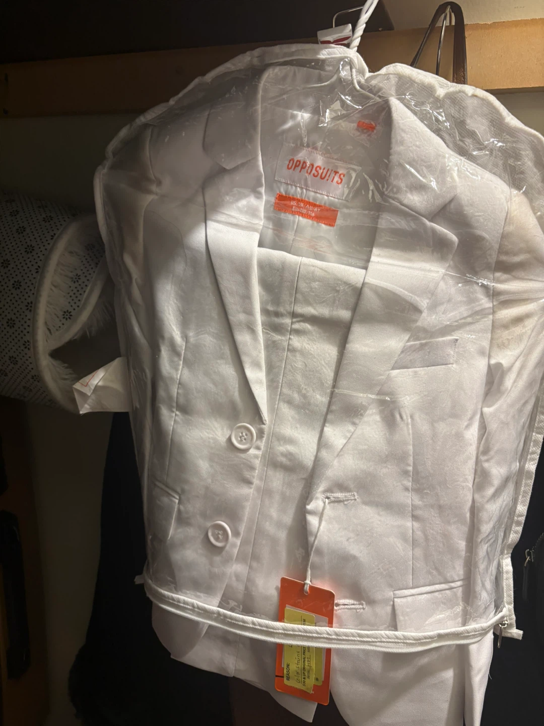 Opposuits White Suit Jacket and Pants