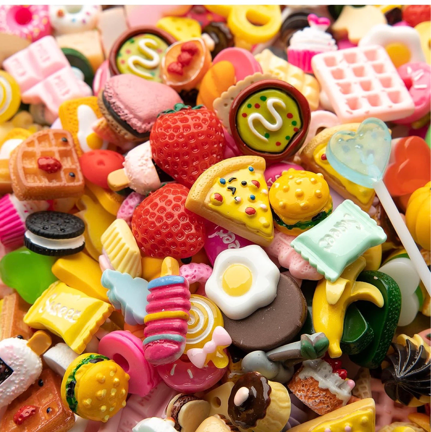 Bag of Miniature Food Charms