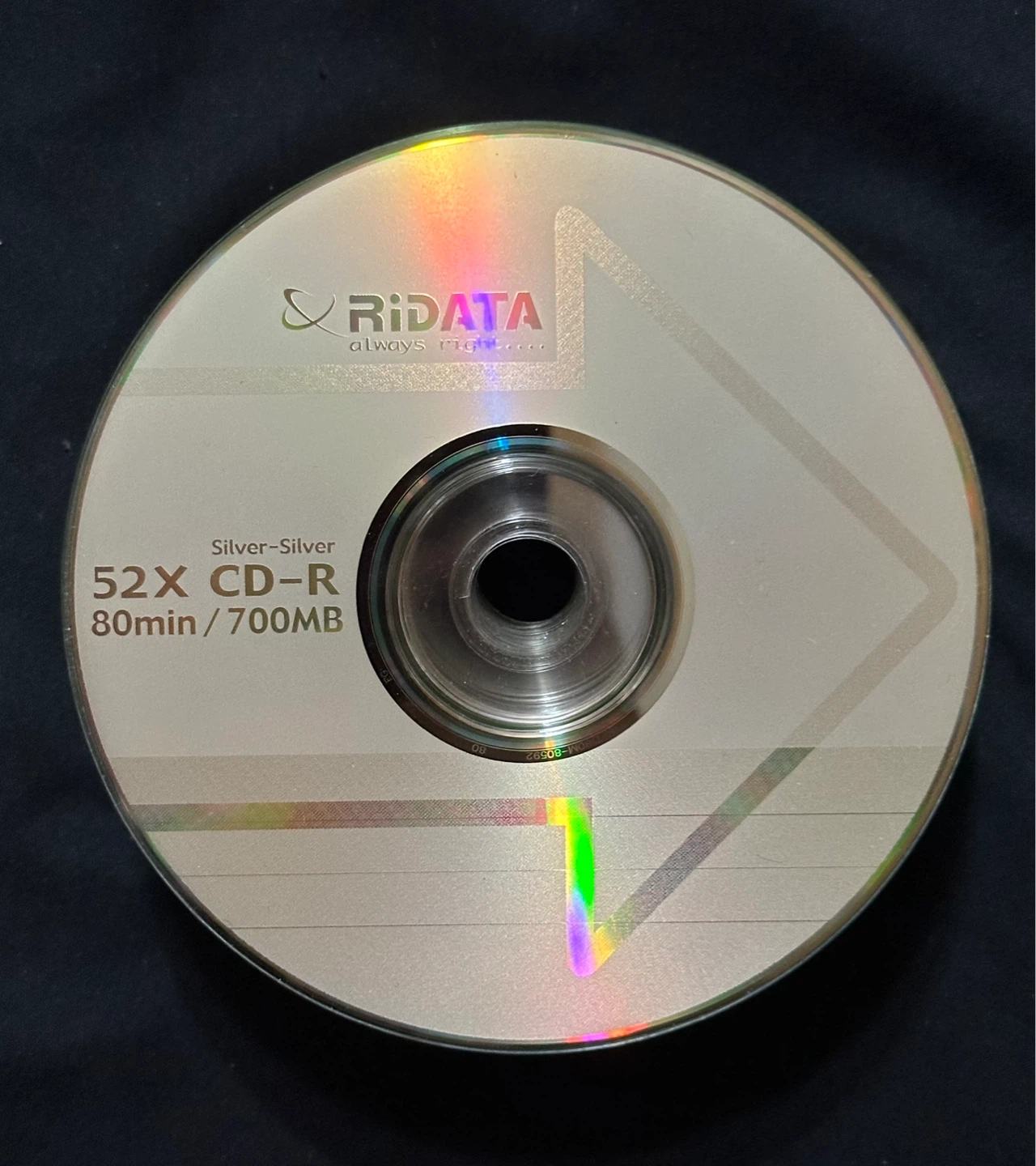 RIDATA 52X CD-R Silver Silver 700MB