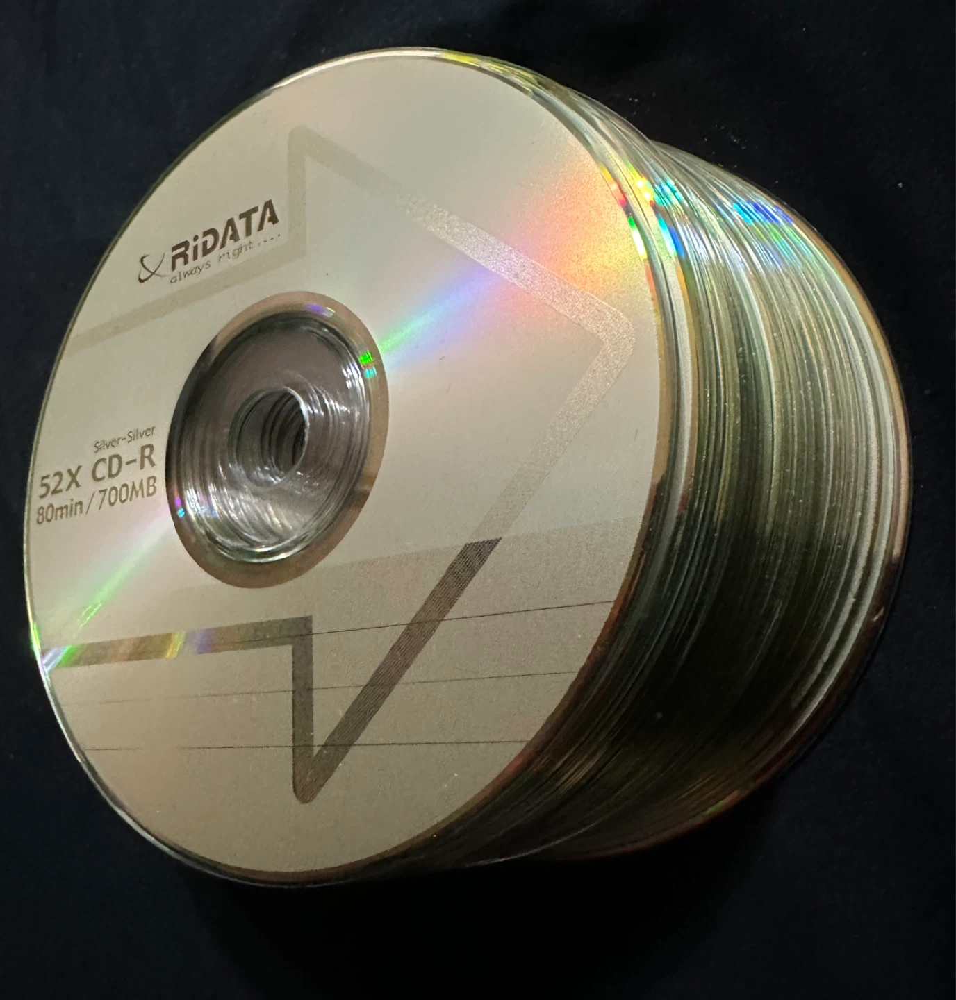 RIDATA 52X CD-R Silver Silver 700MB - photo 2