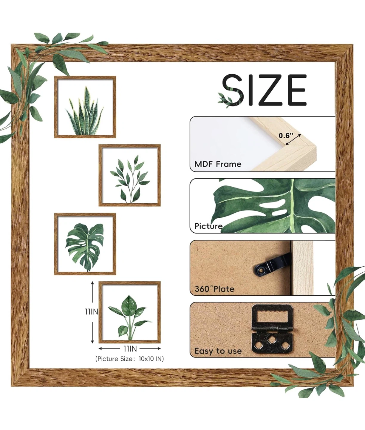 Arthy & Hannah Botanical Framed Art Prints - Set of 4 - photo 2