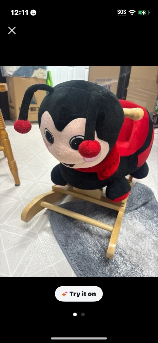 Plush Ladybug Rocker