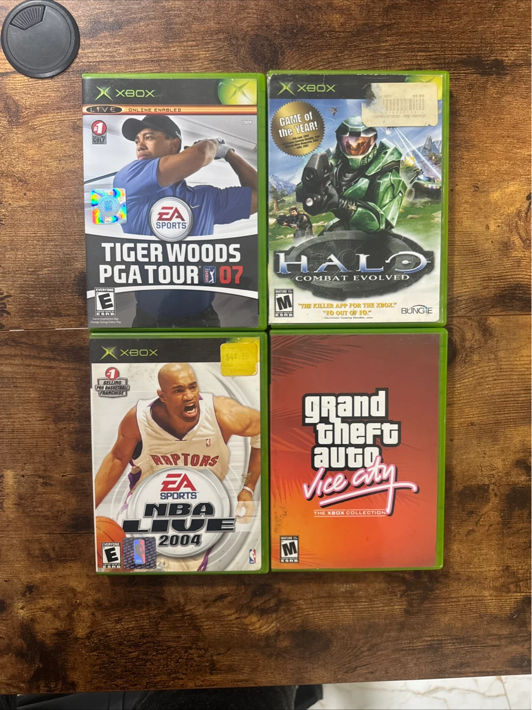 Xbox Halo, GTA Vice City, NBA Live 04, Tiger Woods 07 - photo 2