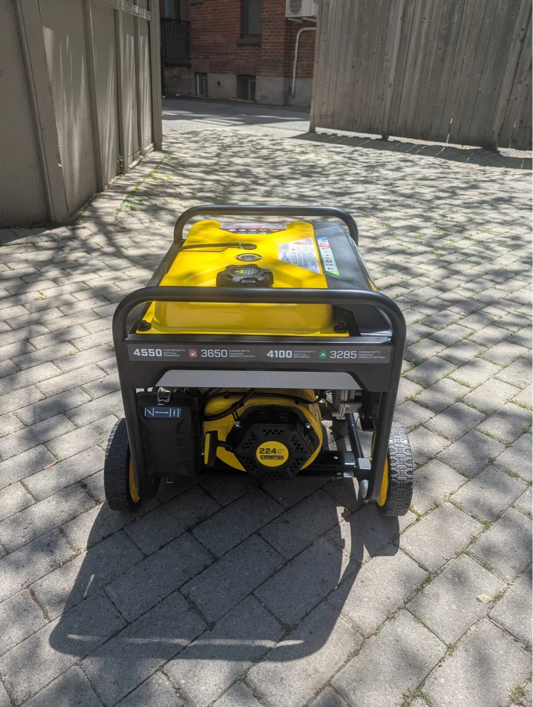 Champion Dual Fuel Generator 4550 Starting Watts