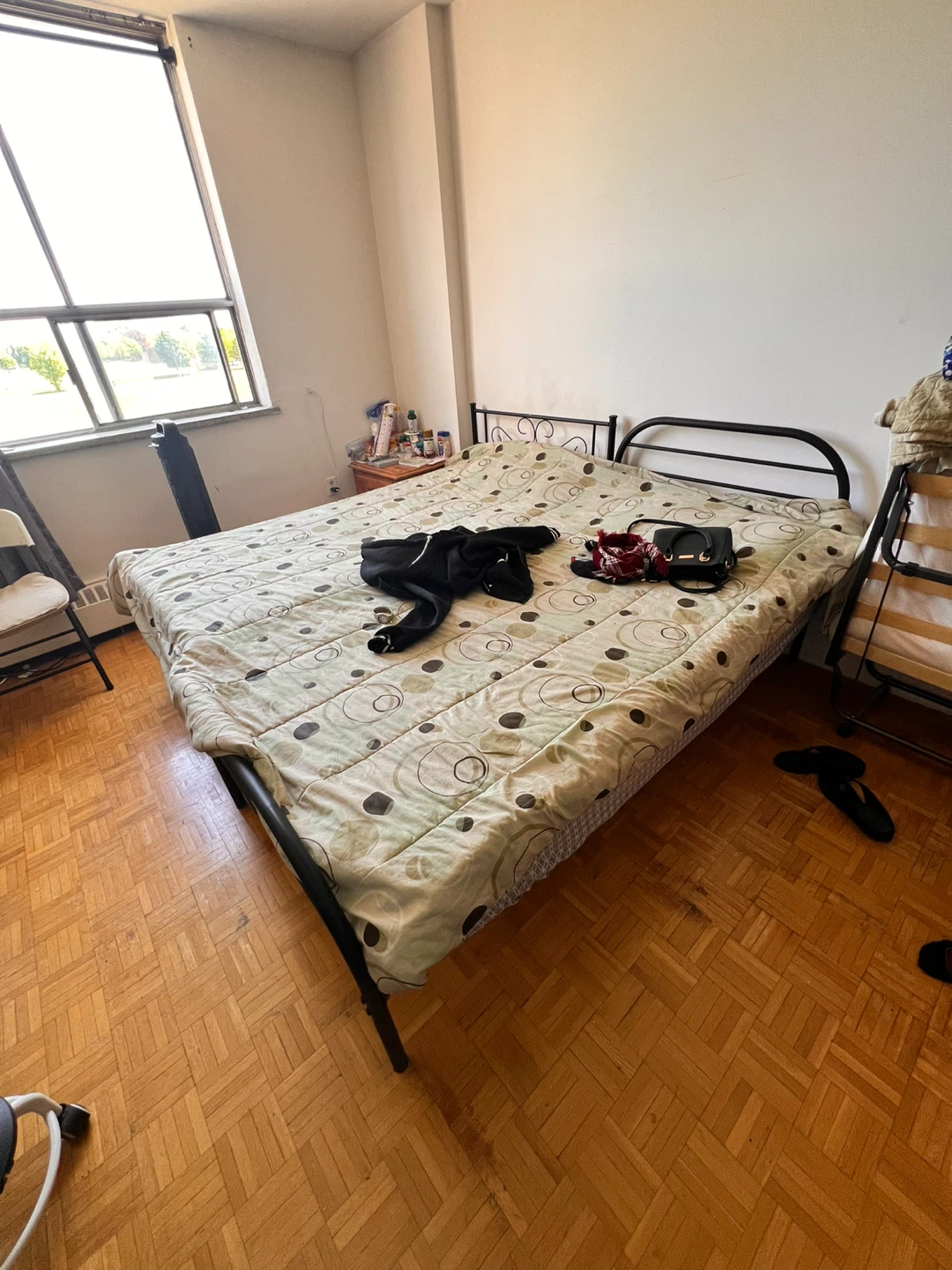 Twin Bed Frame with Mattress and cover - photo 3