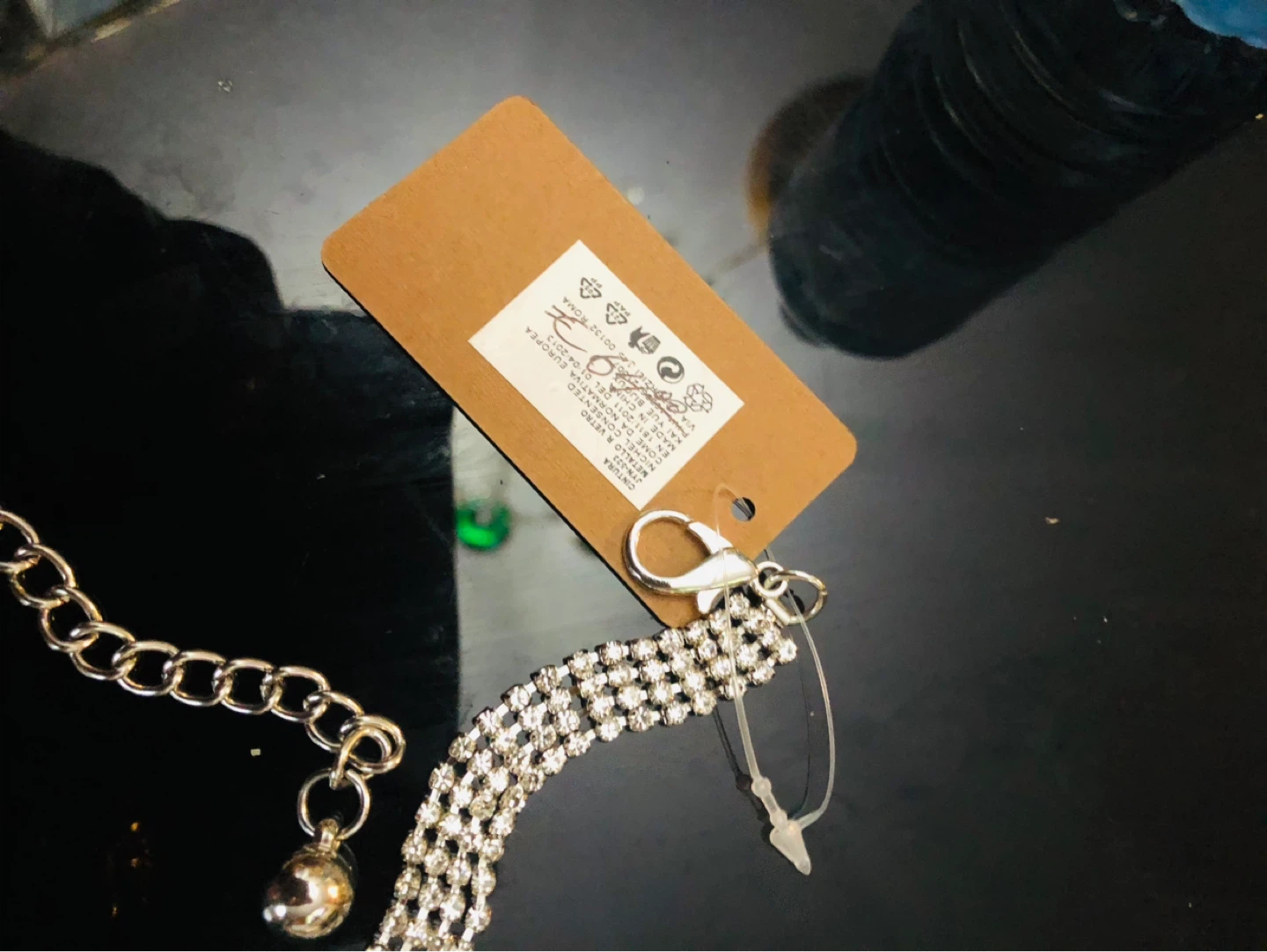 Sparkly Rhinestone Chain Belt - photo 5