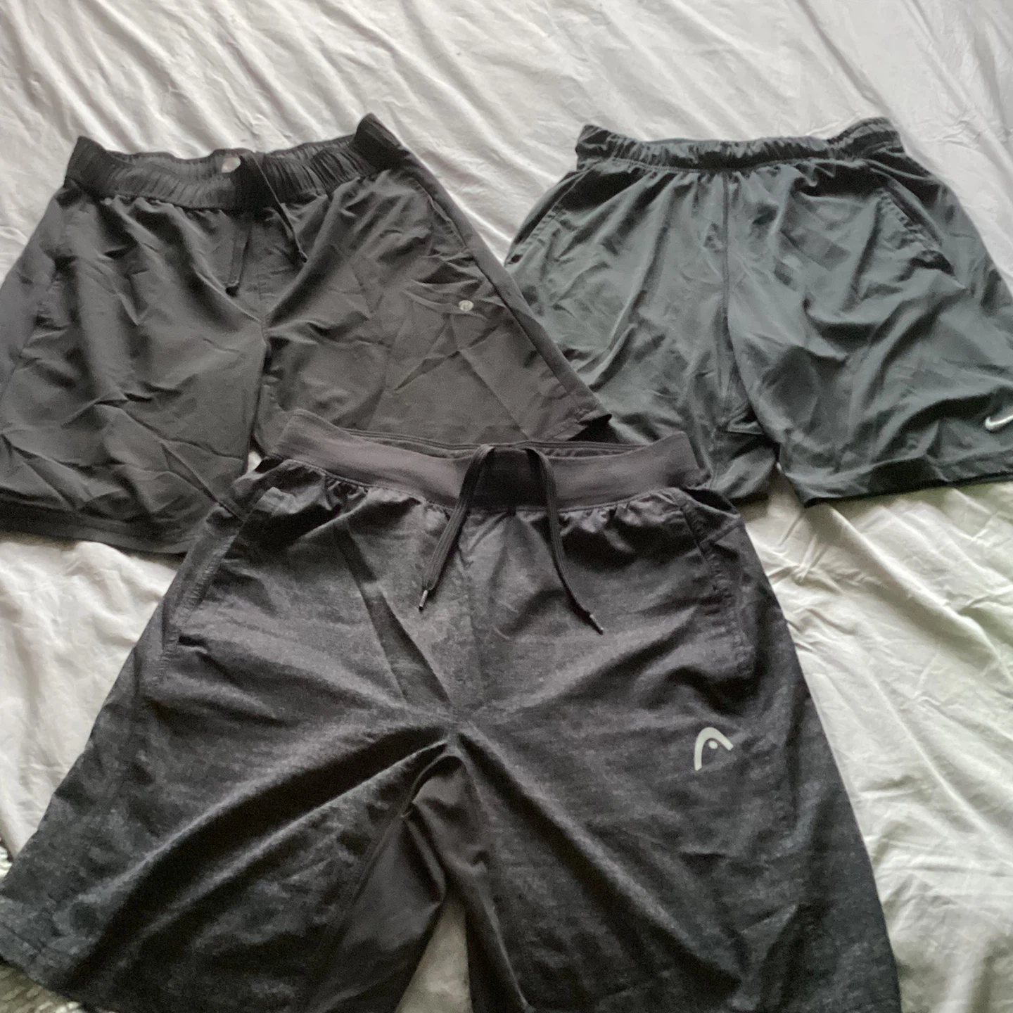 Bundle of 3 Men's size small black Athletic Shorts