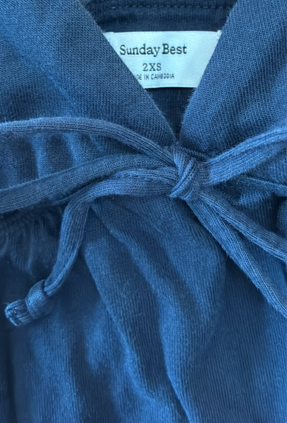 Aritzia Sunday Best Navy Blue Tank Top 2XS - photo 2