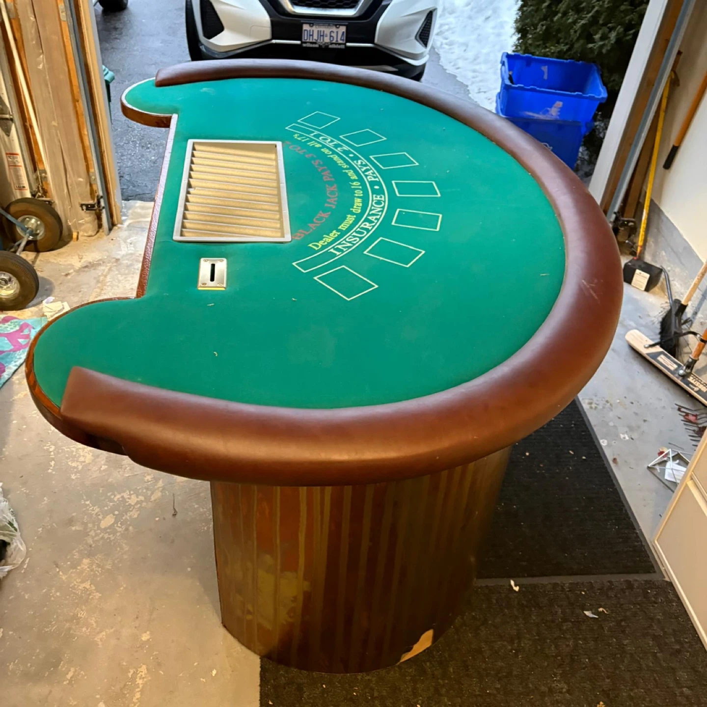 Black jack table