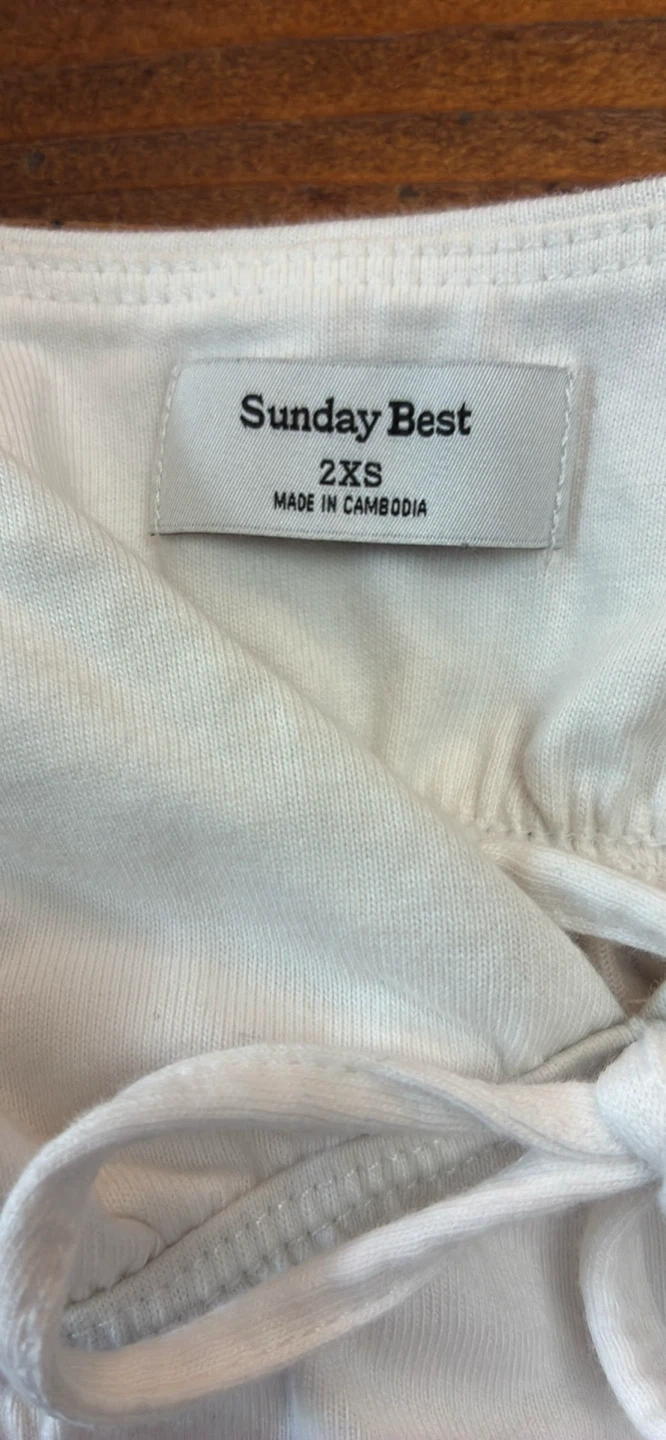 Aritzia Sunday Best White Camisole Tank Top - photo 2