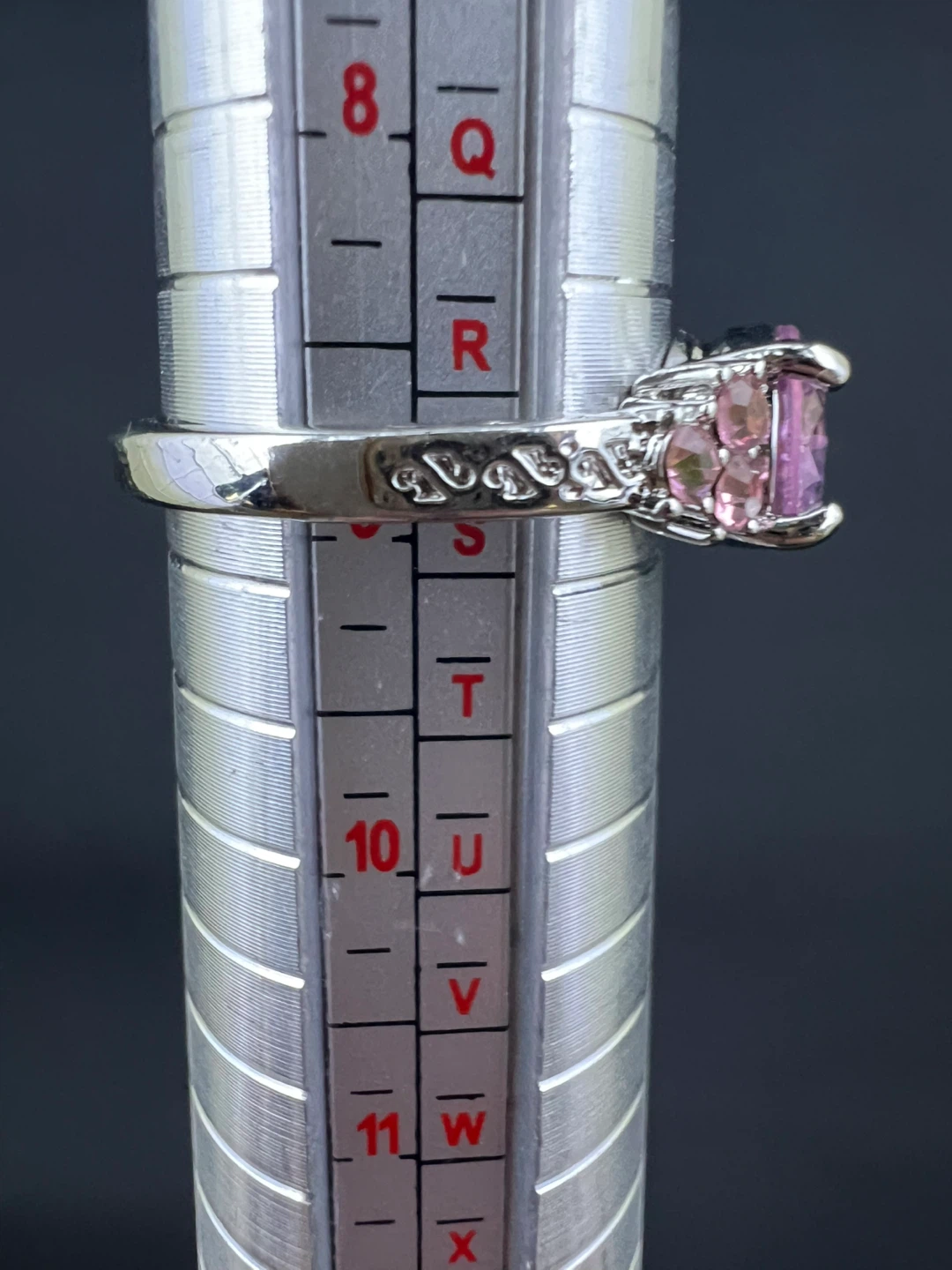 Elegant Pink Cluster Statement Ring - photo 3