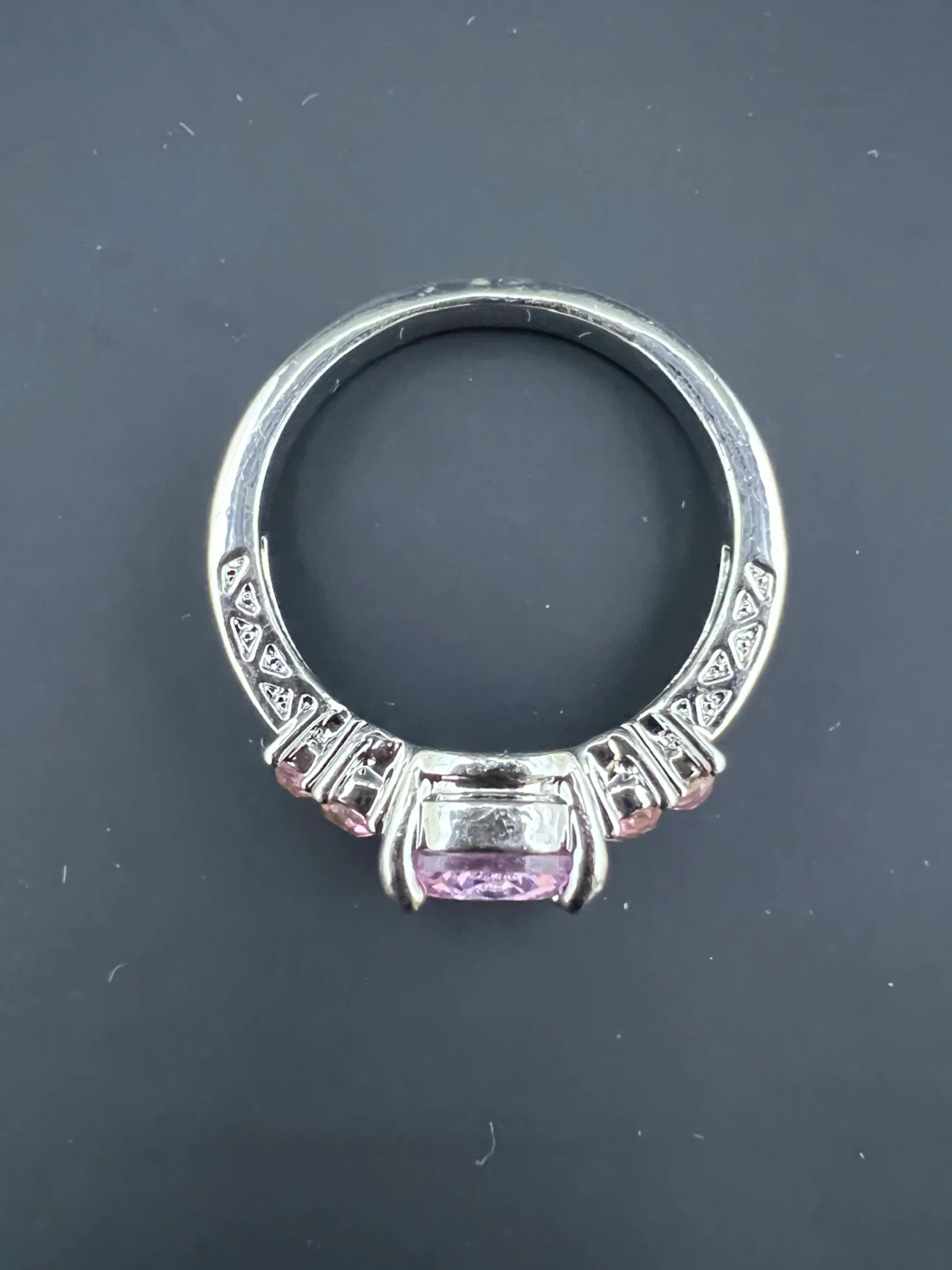 Elegant Pink Cluster Statement Ring - photo 2
