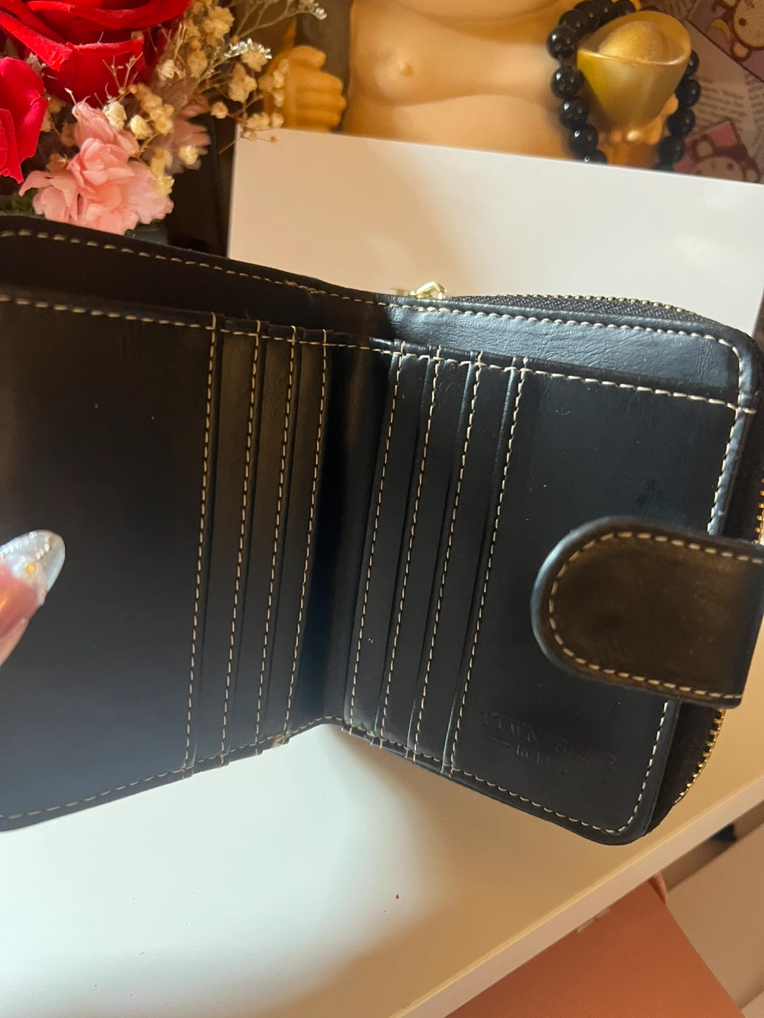 Teddy bear bifold, wallet, coin purse - photo 2