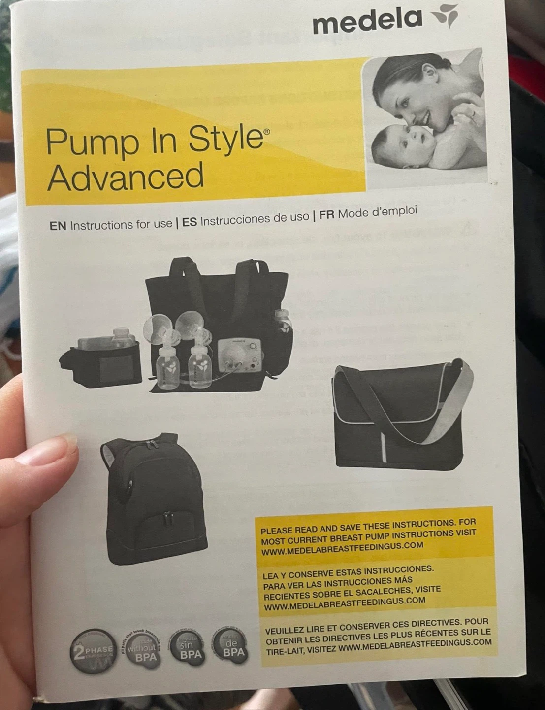 Medela Pump In Style Advanced Breast Pump Bag