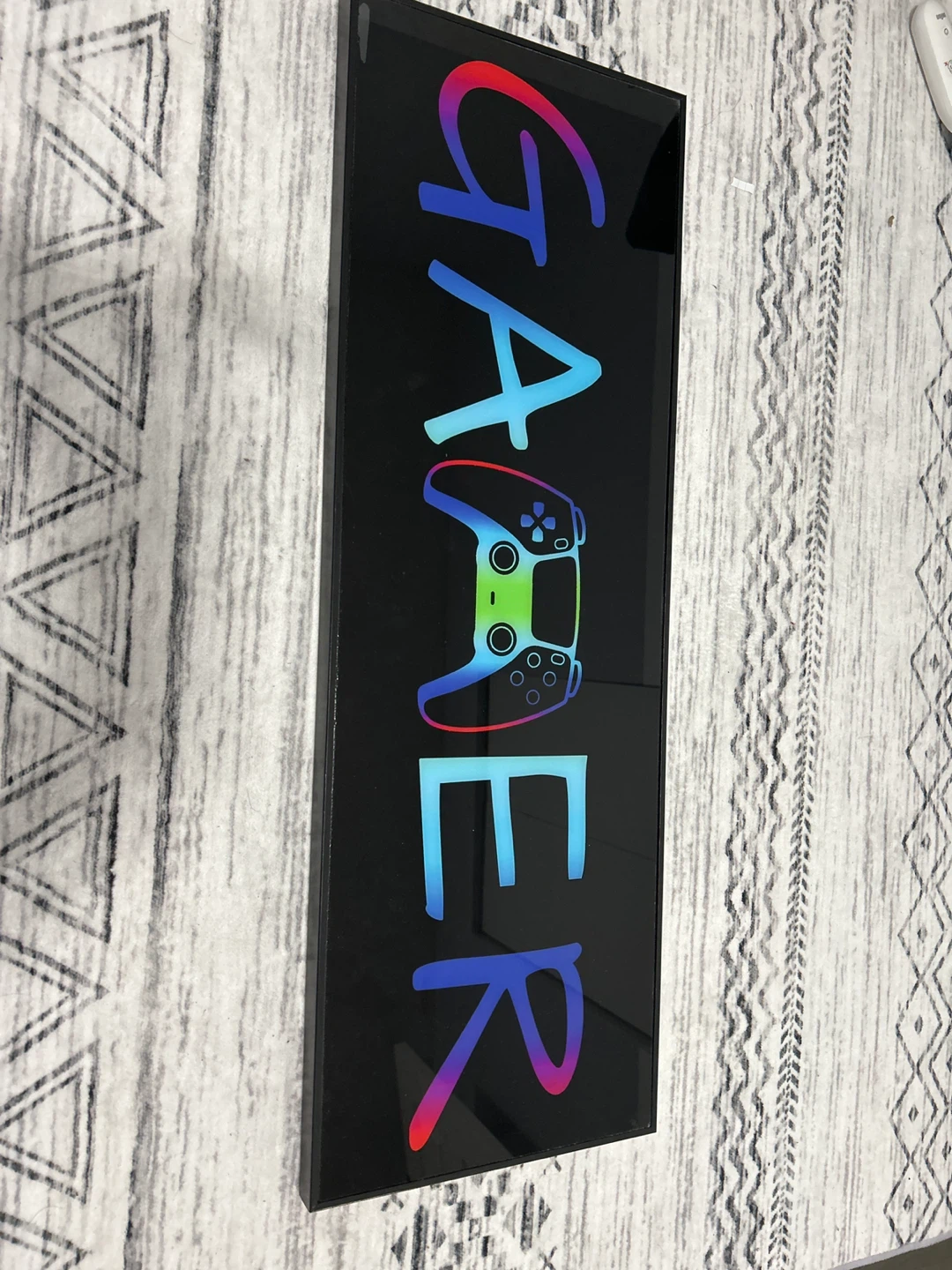 Gamer Sign with Controller Graphic - photo 2