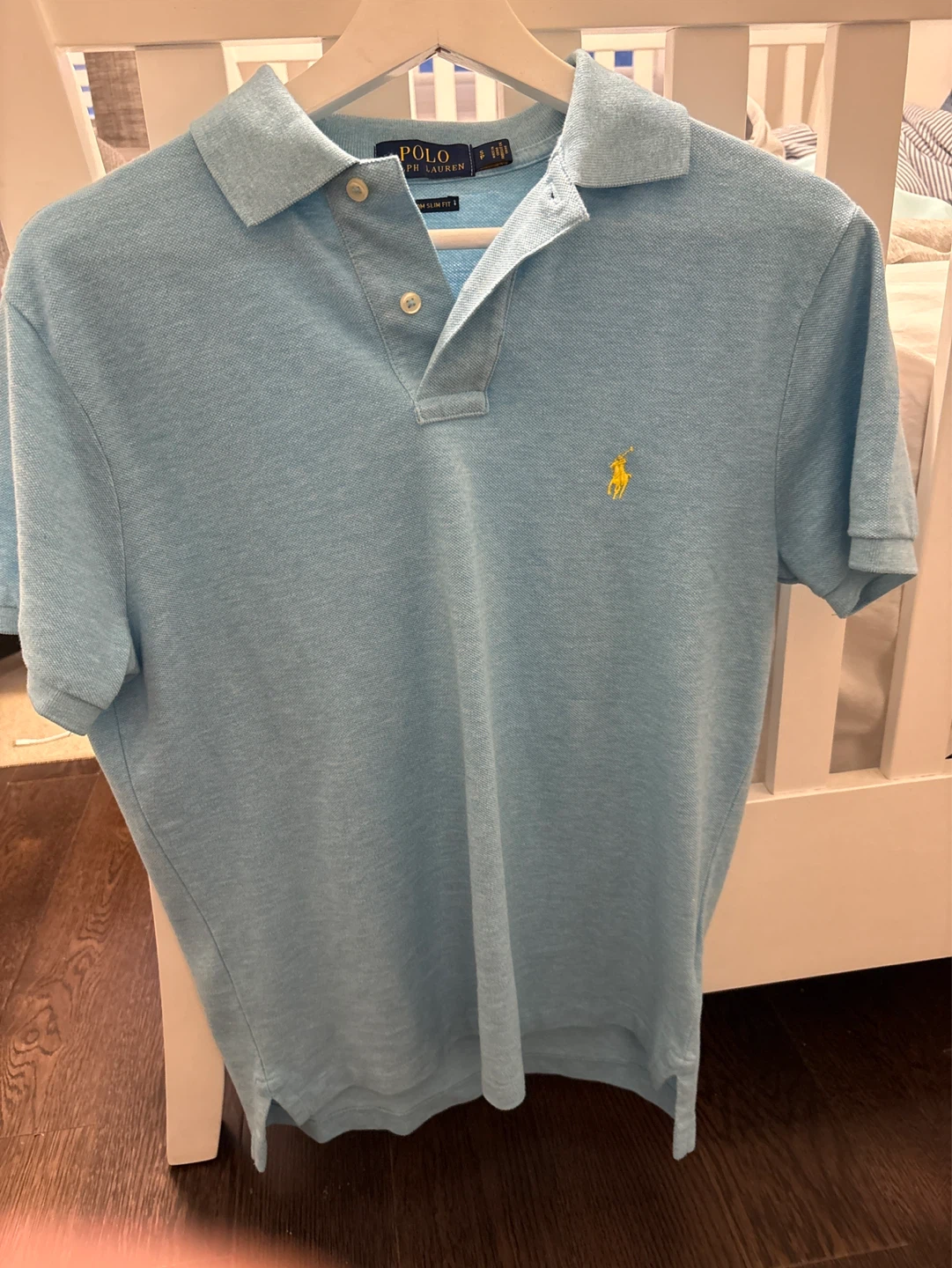 Polo Ralph Lauren Men's Blue Short Sleeve Polo Shirt Size Medium