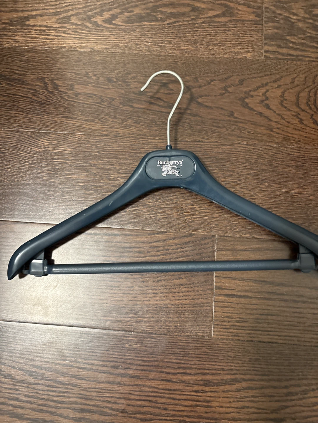 Burberrys dark blue plastic hanger