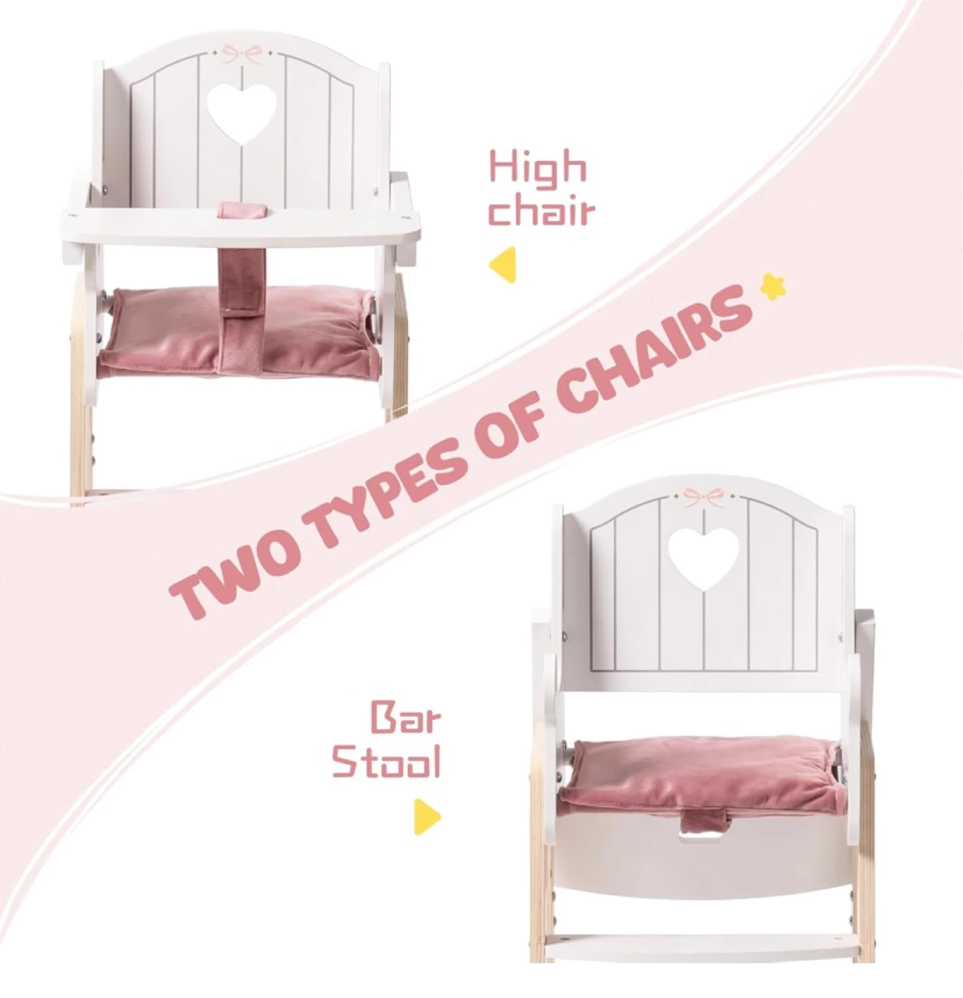 New Robud Wooden Doll Highchair - photo 4