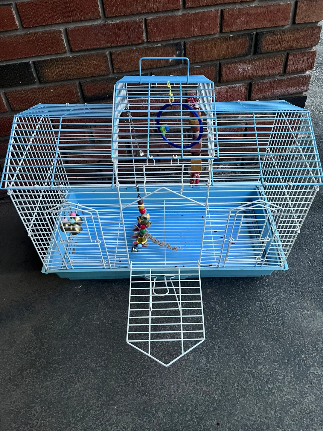 Blue Bird Cage with Accessories - photo 2