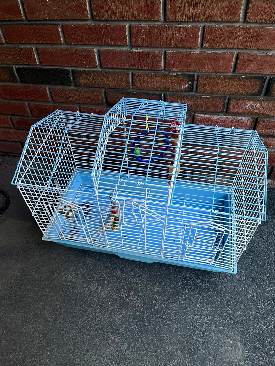Blue Bird Cage with Accessories - photo 5