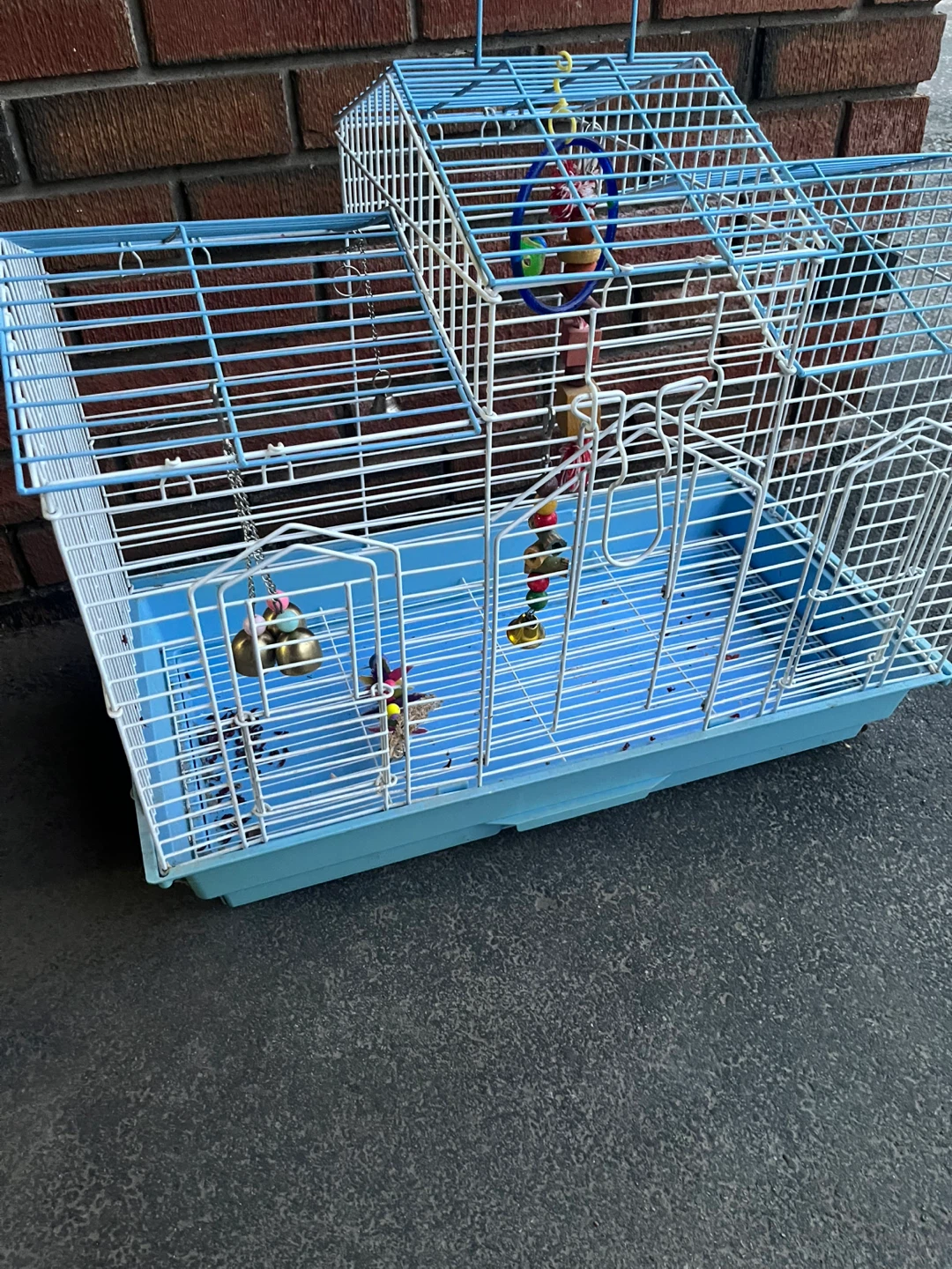 Blue Bird Cage with Accessories - photo 4