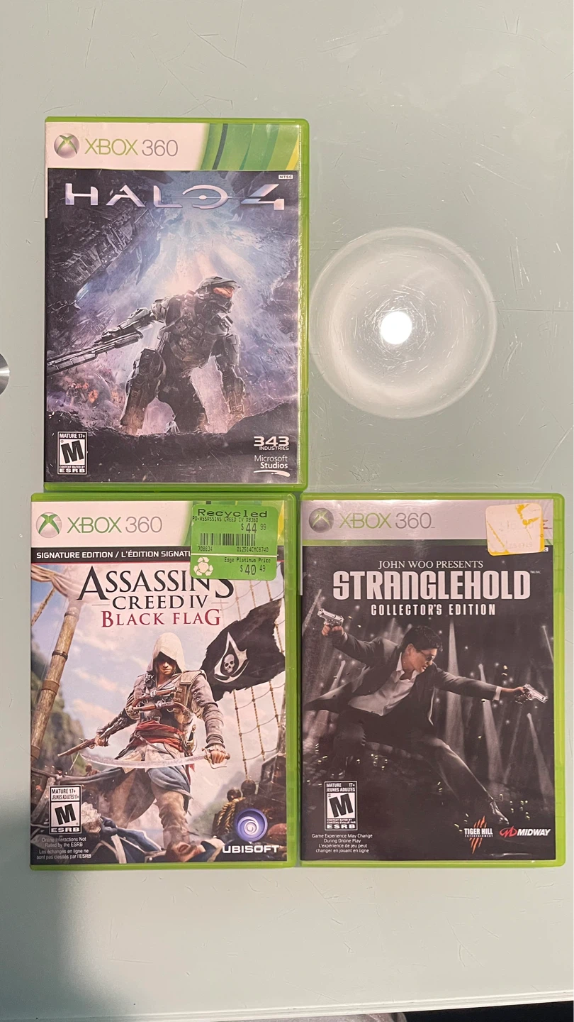 Xbox 360 Games: Halo 4, Assassin's Creed IV, Stranglehold