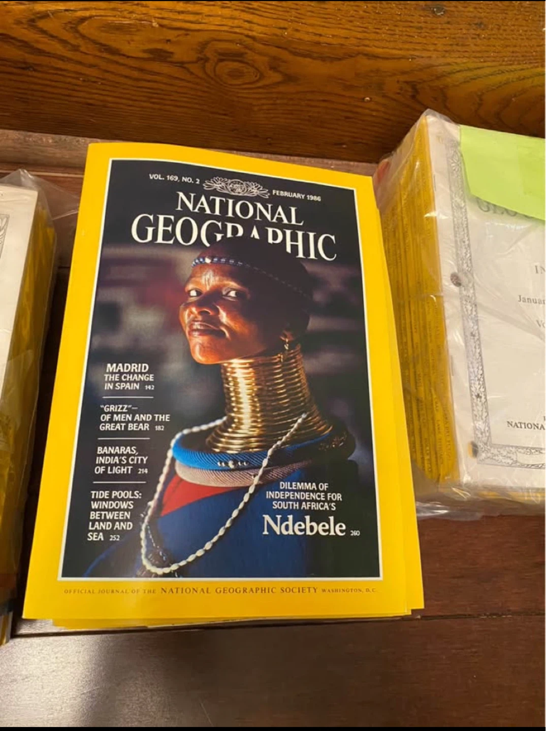 National Geographic Years 1968- 1971- 1973-1986
