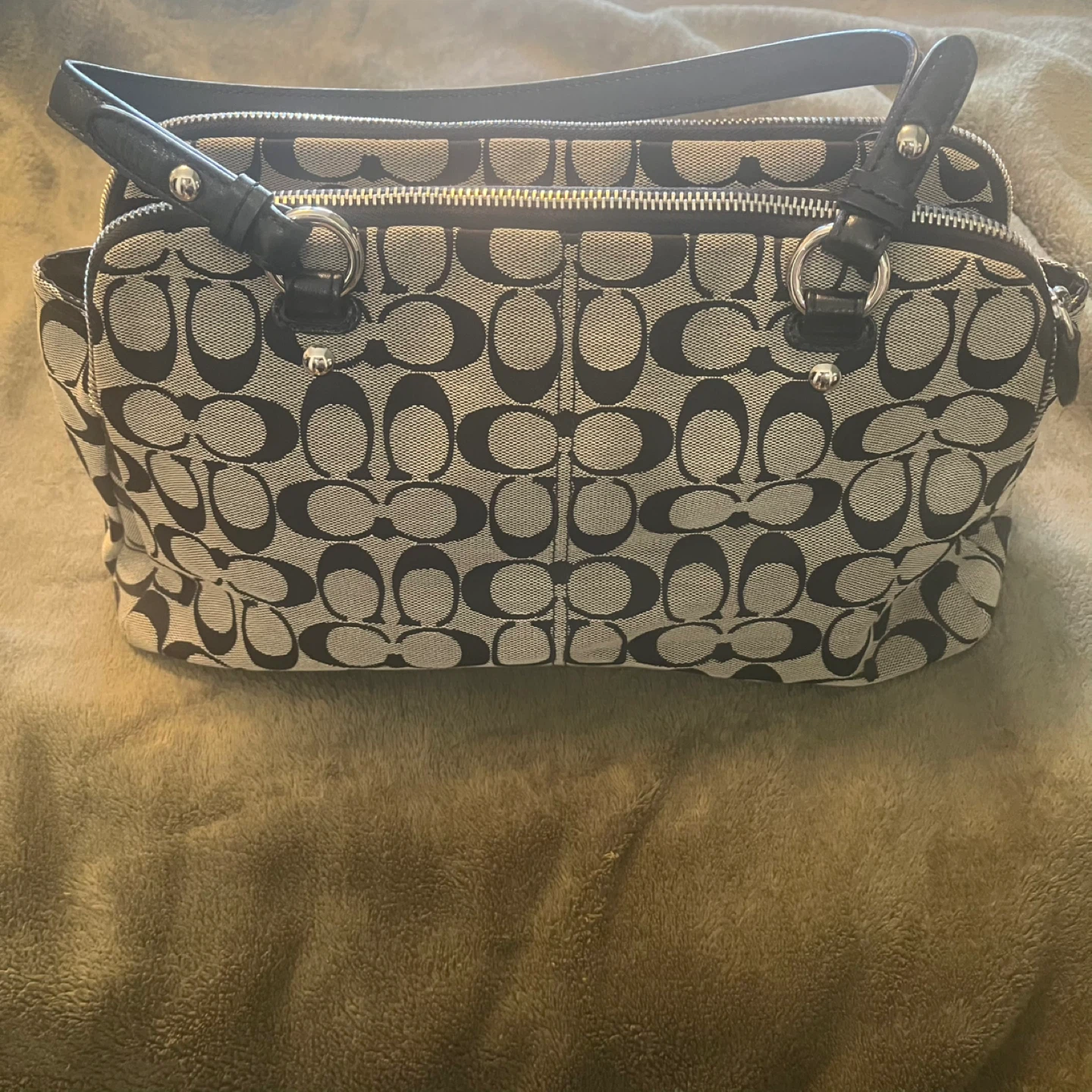 Coach Monogram Shoulder Bag - photo 4