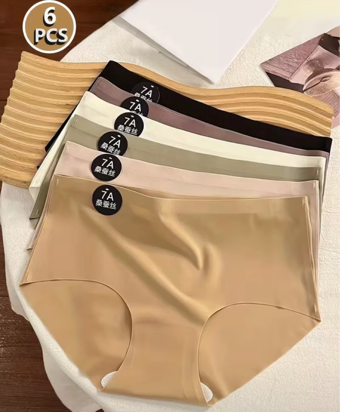 6 Piece Seamless Underwear Set