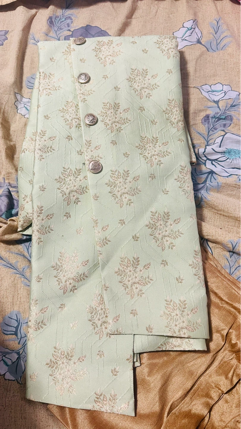 Saregama Men's Ethnic Wear Vest - Size 40 - photo 3