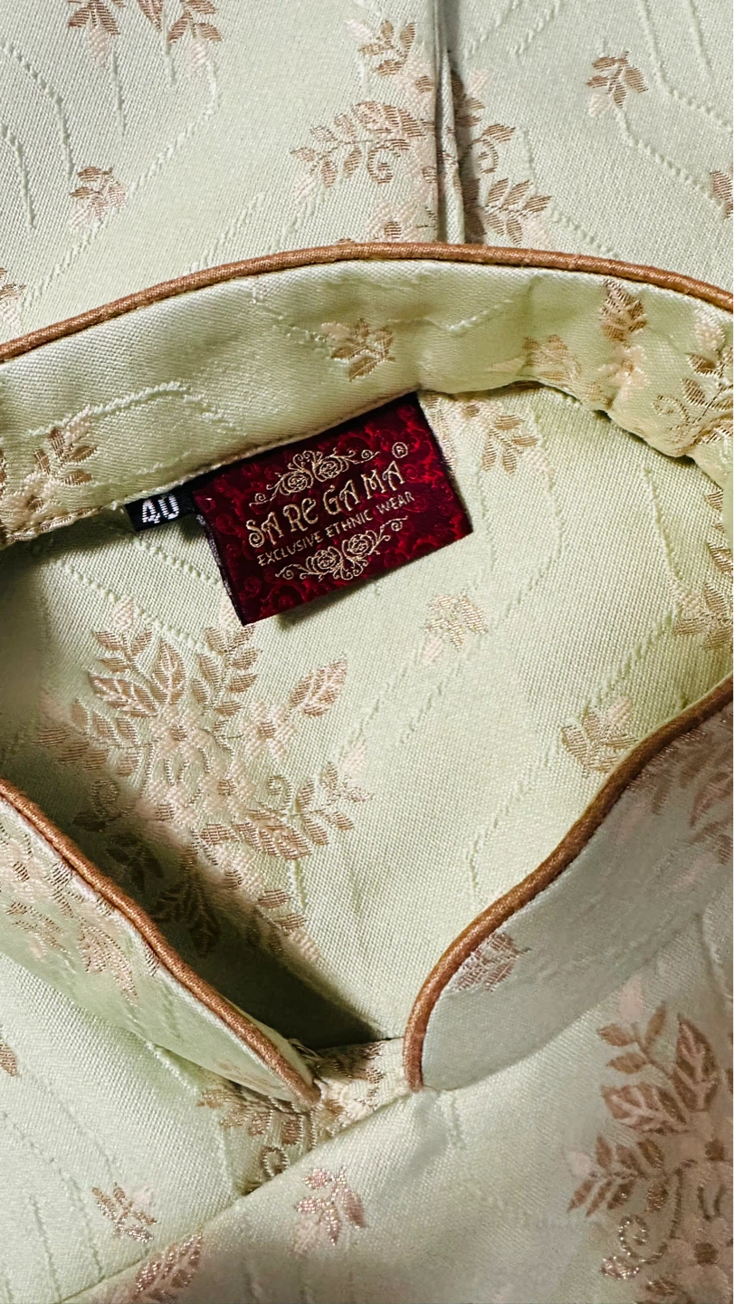 Saregama Men's Ethnic Wear Vest - Size 40 - photo 4
